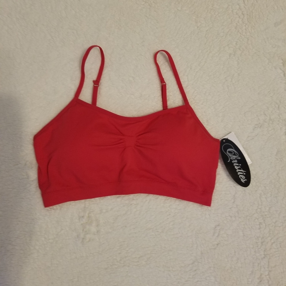 NWT Christie's pink bralette‎ with pads.
